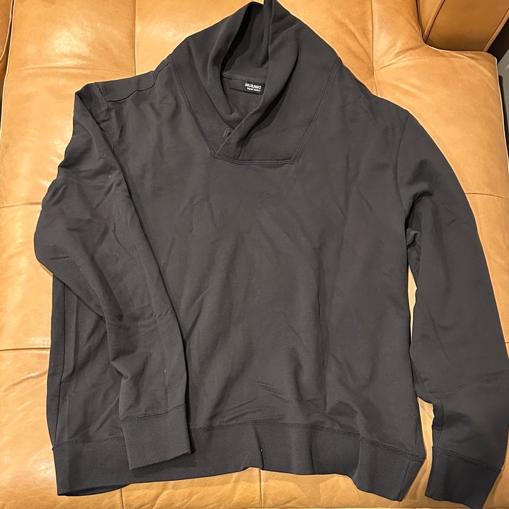 Murano Men's Black Turtleneck Sweater
